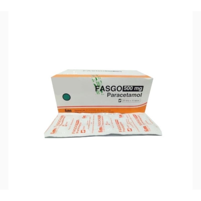 Fasgo 500 mg tablet Obat Demam Paracetamol