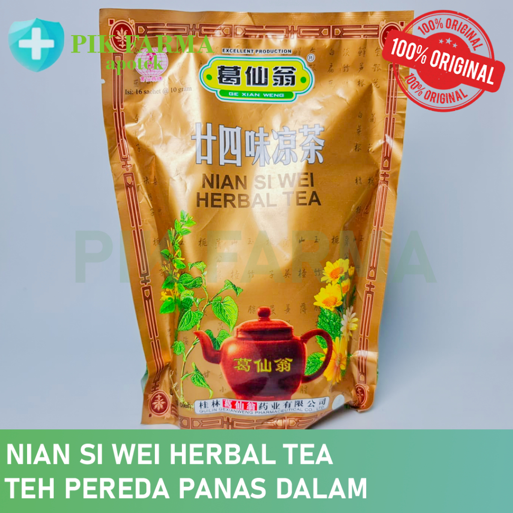 

Nian Si Wei Herbal Tea - Meredakan Panas Dalam, Flu, Meningkatkan kekebalan tubuh