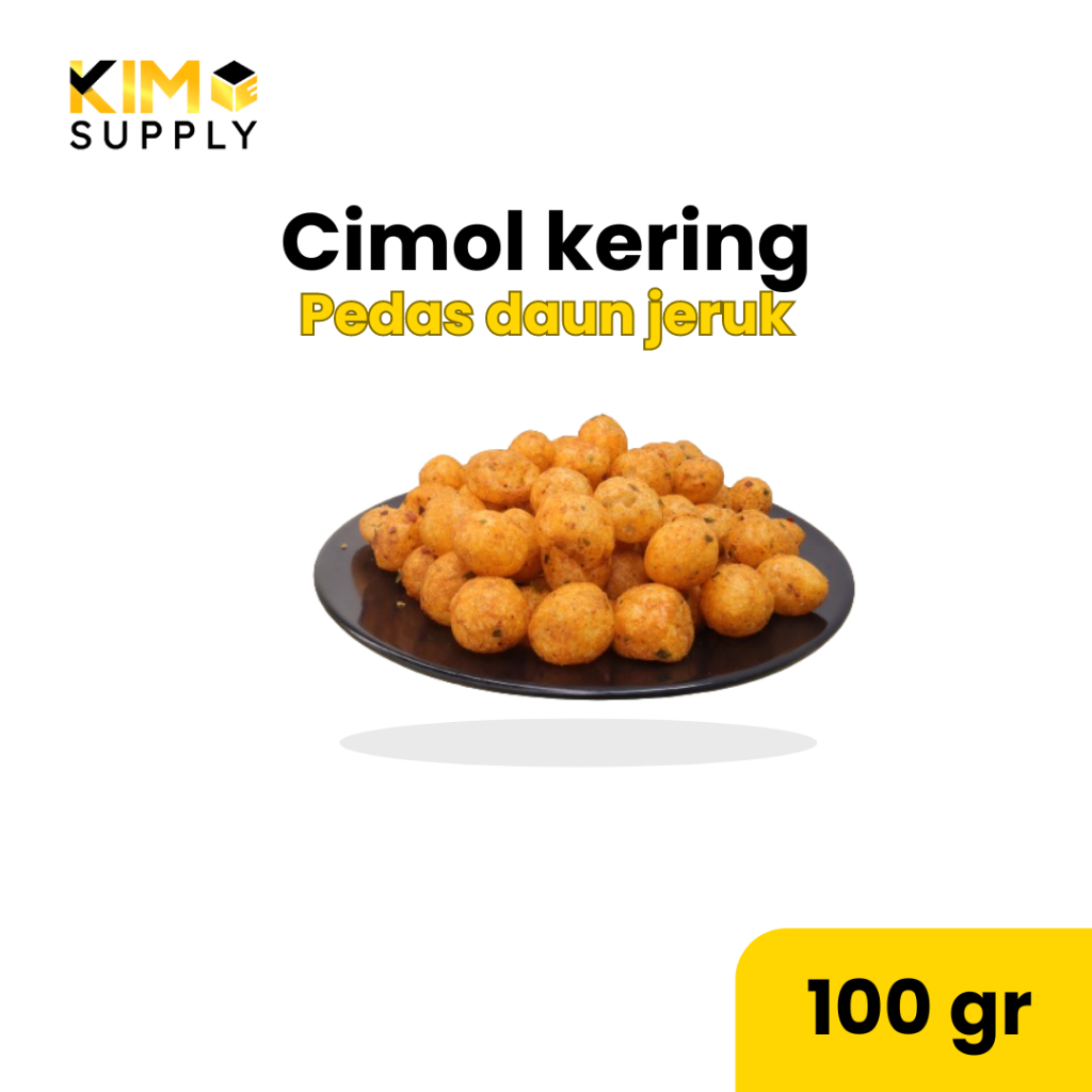 

CIMOL KERING PEDAS DAUN JERUK (100 GR) cemilan snack makanan kekinian termurah