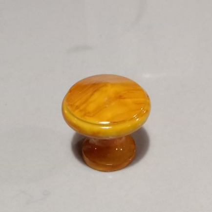 Handle Tarikan Kayu Kecil Knob Coklat Bulat Gagang Laci Pintu Lemari