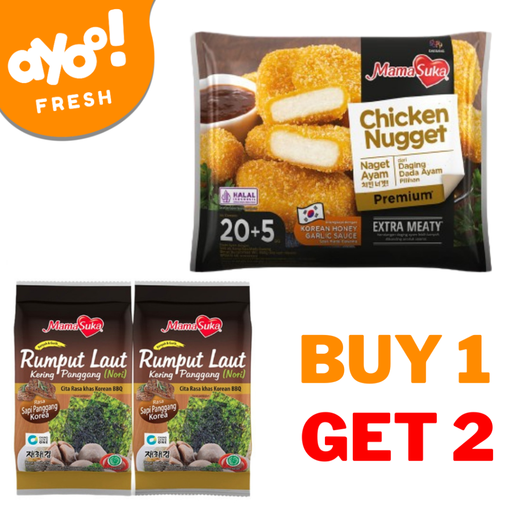 

MamaSuka Chicken Nugget Premium 460 g Pack