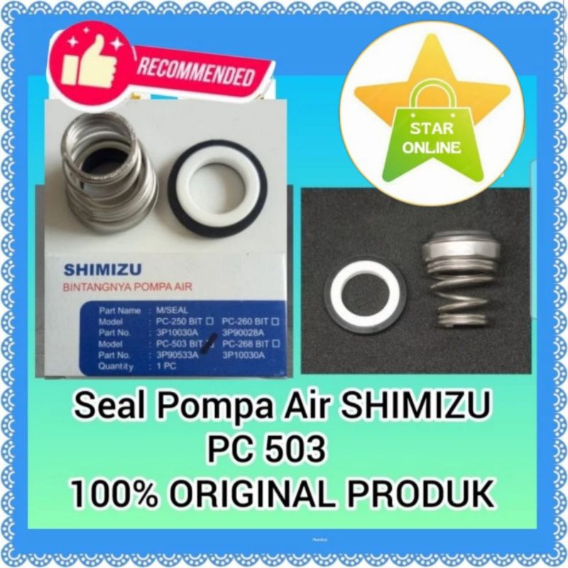 Mechanical seal pompa air jet pump Shimizu pc 503 502 bit original asli