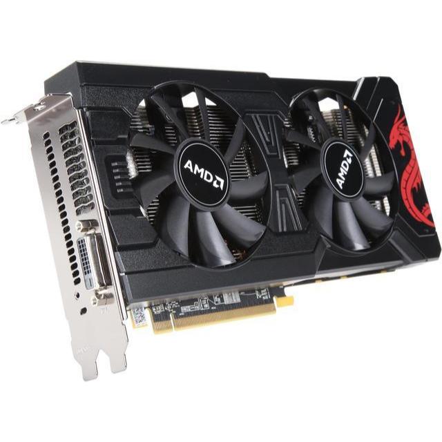 Vga rx 570 4gb ddr5 power color red dragon DVI ONLY