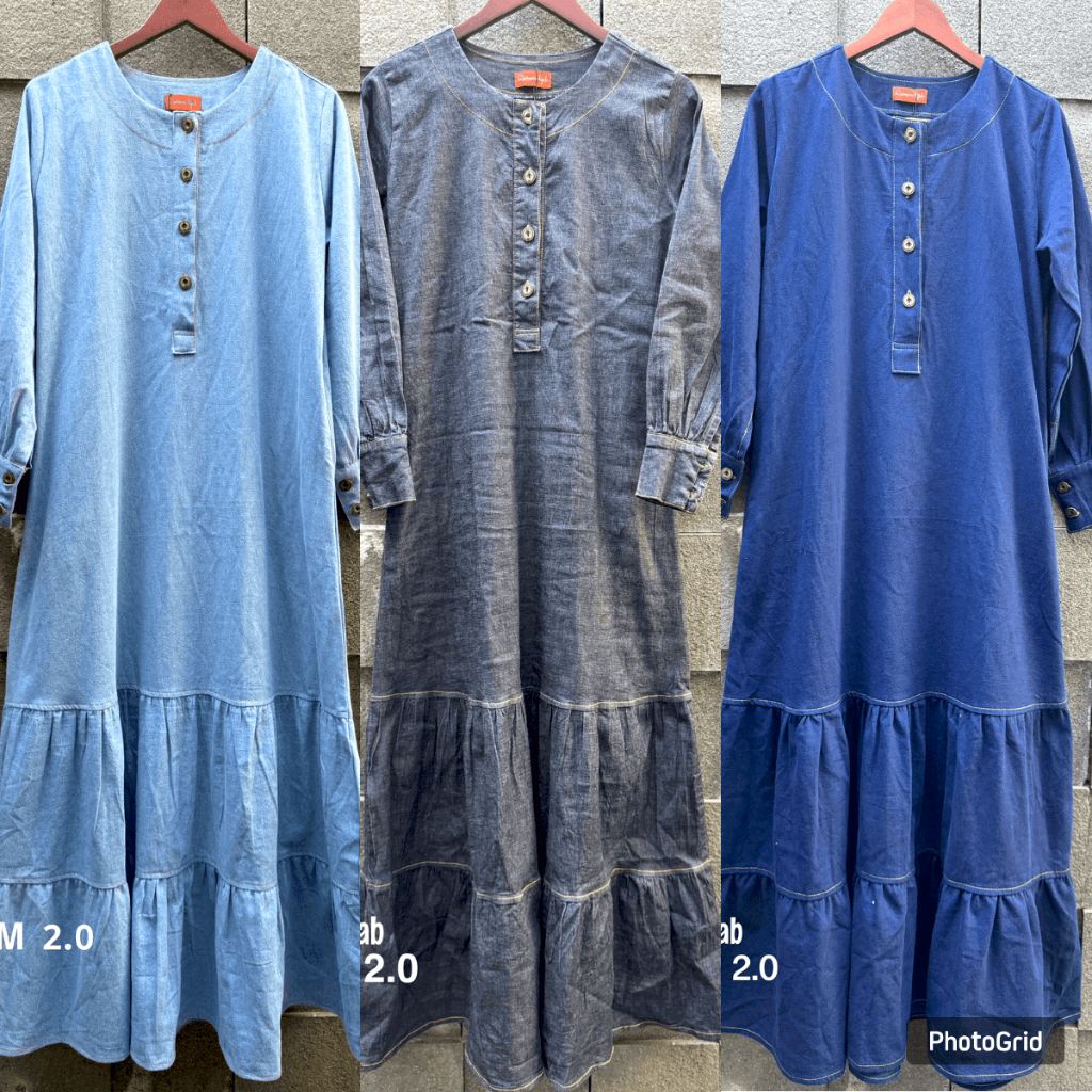 Dress Sefa Denim Qaireena BeningWidayati