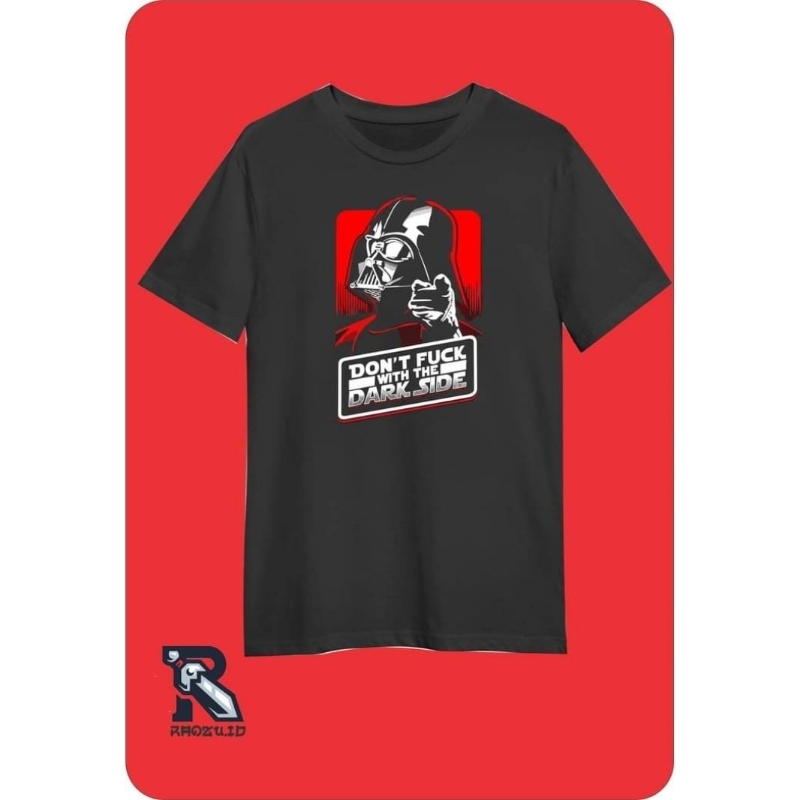 kaos t-shirt star wars darth vader dont fck with dark force