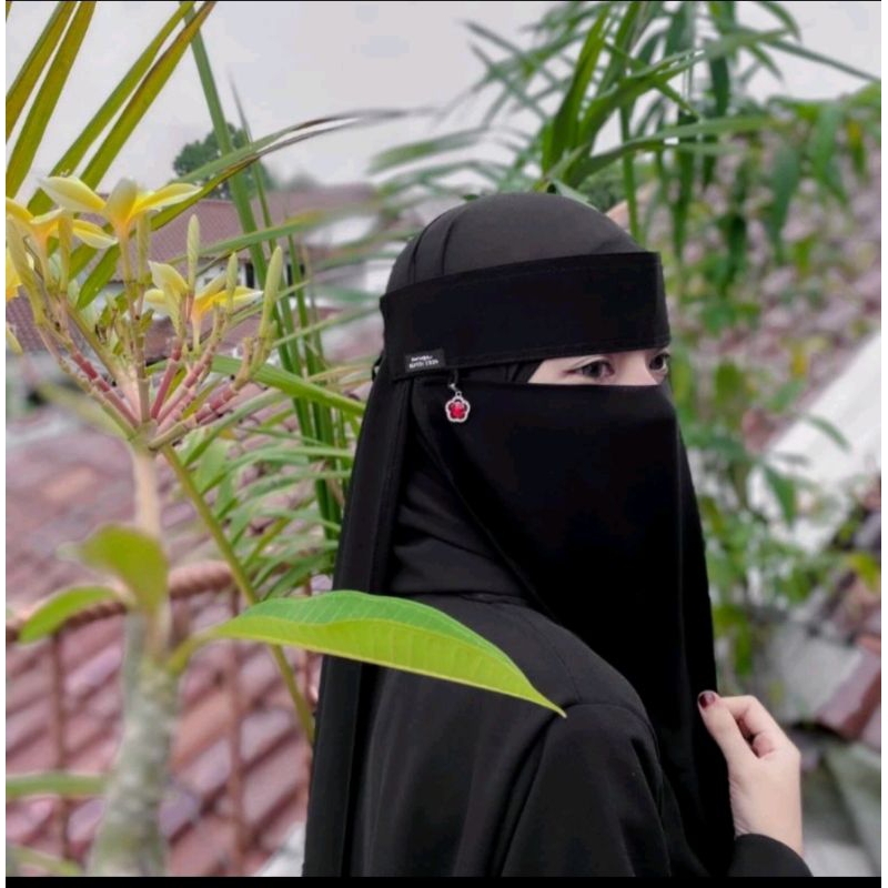 READY STOK NIQAB BANDANA DAN CADAR PONI ORI SAUDI DAN READY JUGA NIQAB BANDANA PET KERAS