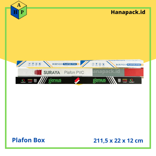 

Plafon Box / Long Box / Box Panjang / Packaging Panjang Custom 213 x 22 x 12 cm