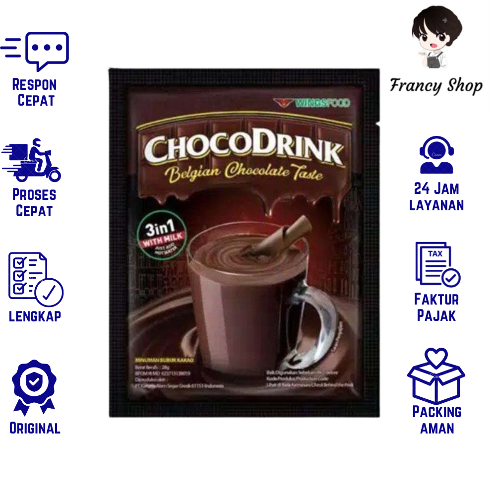 

Belgian Chocolate ChocoDrink Sachet Bubuk 28 gr