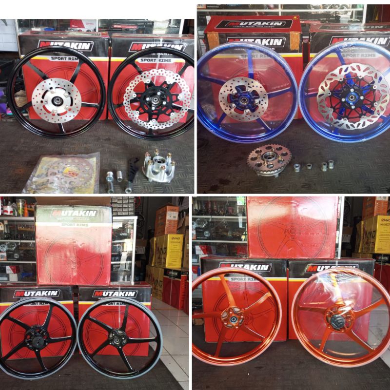velg mutakin R15v3/v4/mt15/vixionR komplet