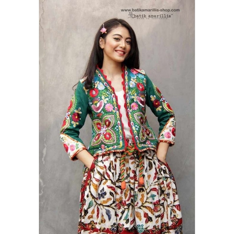 Batik Amarillis outer handmade
