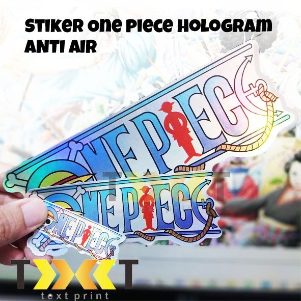 

Stiker LOGO One piece hologram ANTI AIR