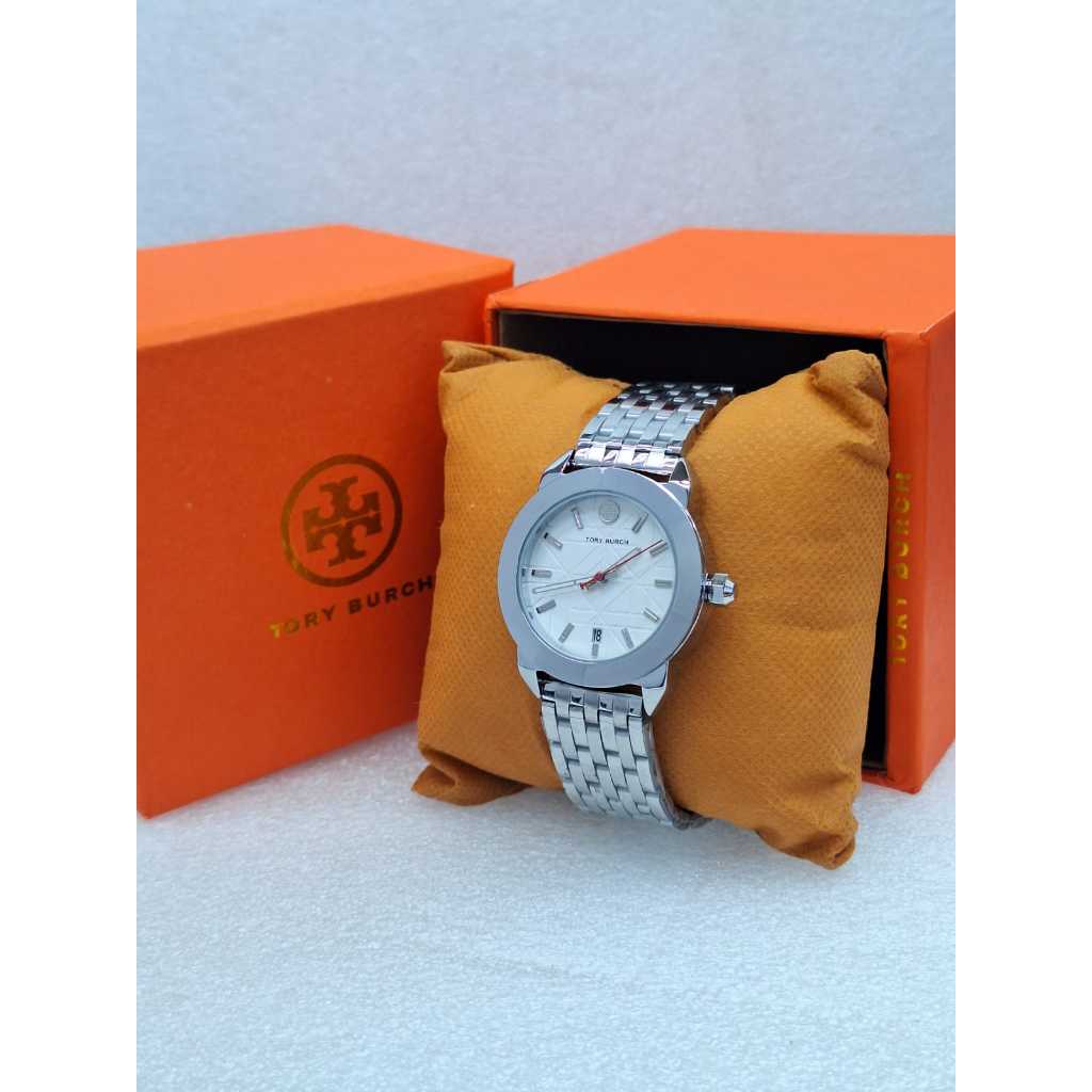 ( BISA COD ) jam tangan wanita TORY BURCH RANTAI TRB-8002