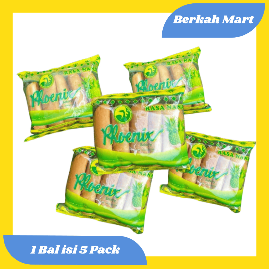 

ROTI NANAS/ROTI JADUL - MEREK ORCHID/PHOENIX - 1 BAL ISI 5 PACK