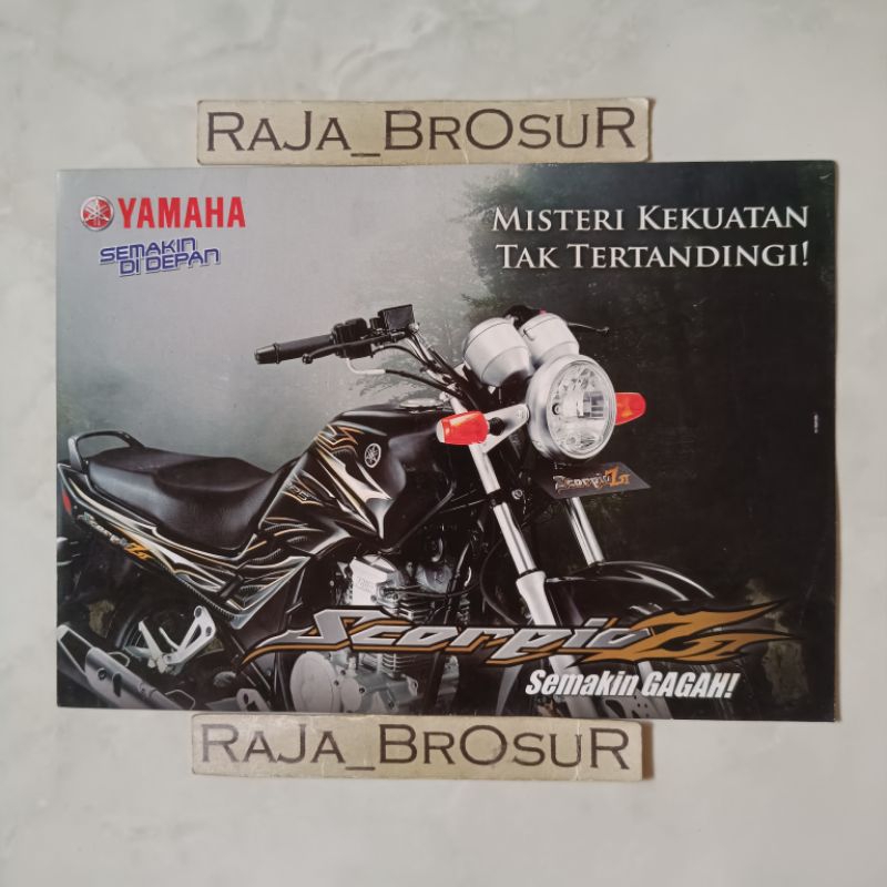 Poster brosur katalog flyer Yamaha Scorpio Z 225 2009