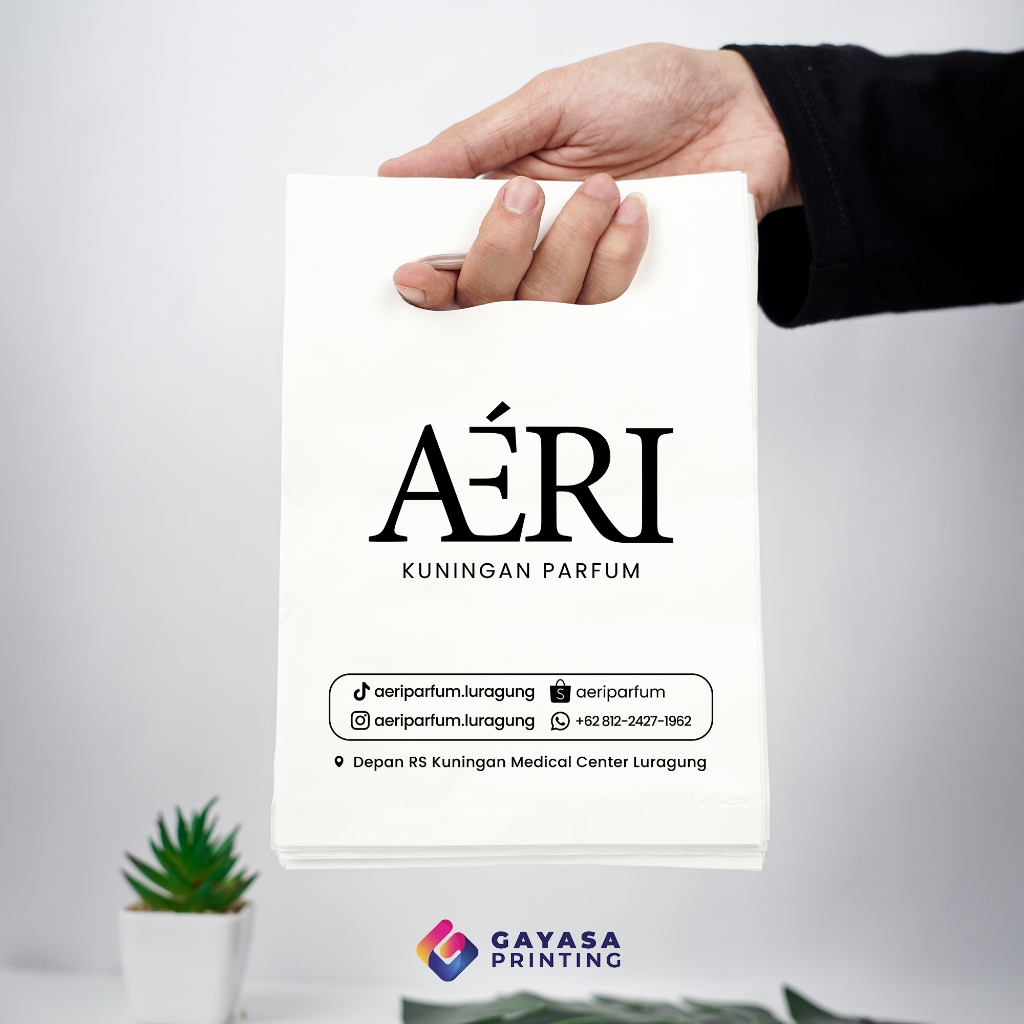 

Gayasa Printing Plastik Sablon Plong HD Custom Packing Olshop Online Shop UMKM - FREE DESAIN