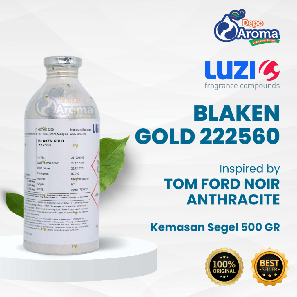 PARFUM BIBIT MURNI - BLACKEN GOLD 222560 - 500 Gr - LUZI