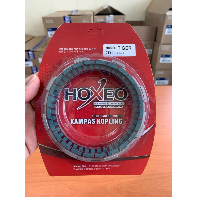 HOXEO Plat Kopling Racing Tiger Lama KEH / Kampas Kopling Gl Pro Neotech / KLX 150 / Isi 4 Keping Be