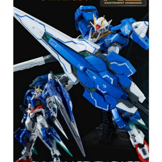 Original Made In Japan Limited Premium RG 1/144 Seven 7 sword swords 00