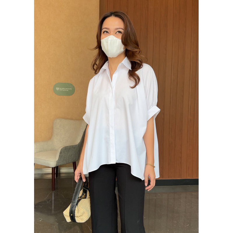 HAKANA Sandy shirt- kemeja wanita