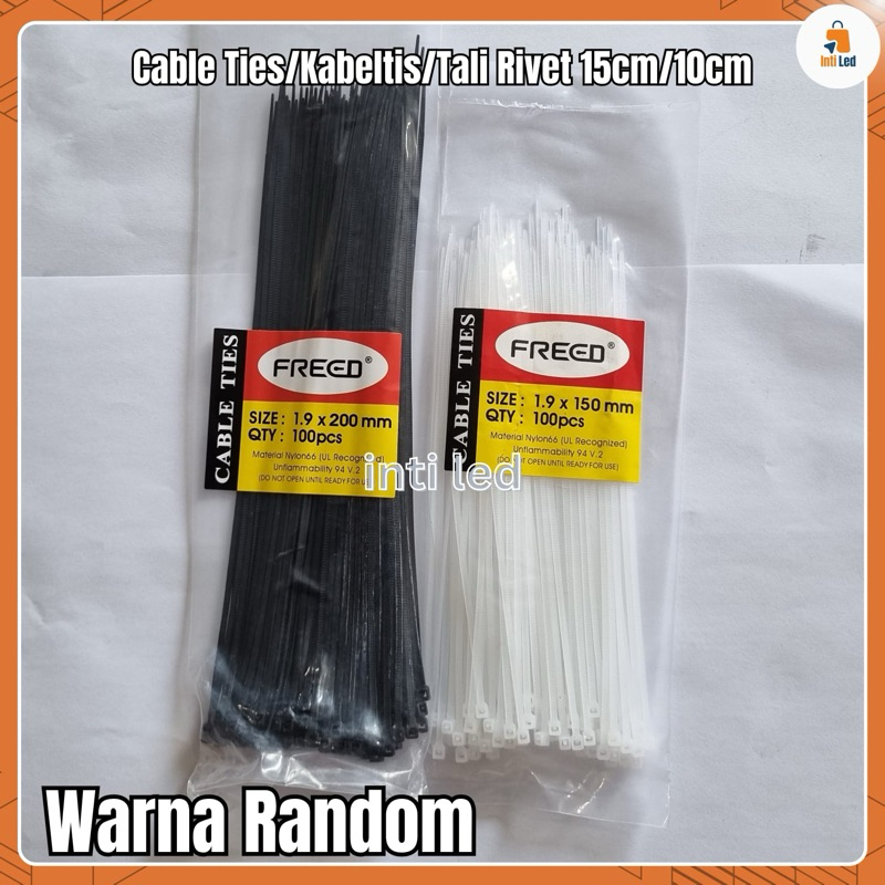 

Kabel Ties Tali Ripet 1.9mm x 10cm/15cm/20cm 1 Pack isi 100pcs