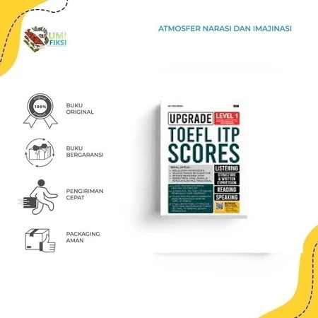 Buku Referensi - UPGRADE TOEFL ITP SCORES - Ria Anggraeni - Cmedia - Bumifiksi