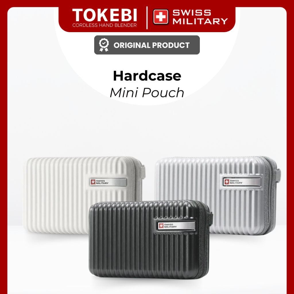 Swiss Military Hardcase Mini Pouch - Tas Traveling
