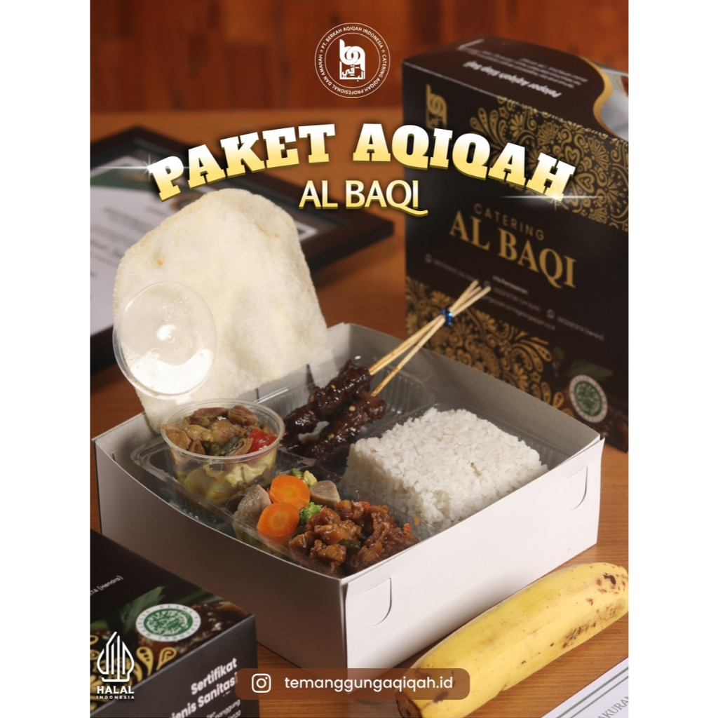 

Paket Aqiqah Al Baqi | Paket Aqiqah Istimewa | 135 Nasi Box Kirim Temanggung Magelang Jogja Wonosobo Purworejo Salatiga Semarang