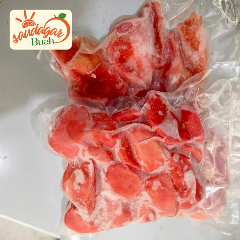 

RB Buah Guava Merah Frozen Daging Buah Jambu Biji Merah Fresh Beku