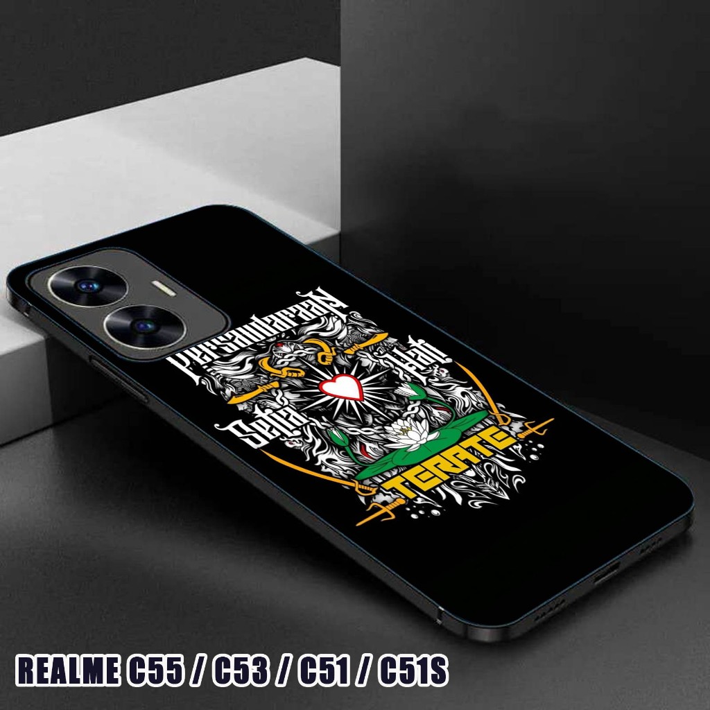 Case Glossy , Case Realme C55 / C53 / C51 / C51S , Motif Keren- Silikon - Case Glossy - Casing - Ter