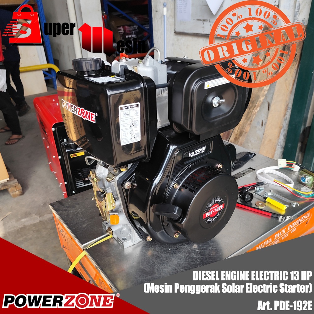 Mesin Penggerak serbaguna Solar Electric Starter 13 HP Diesel engine