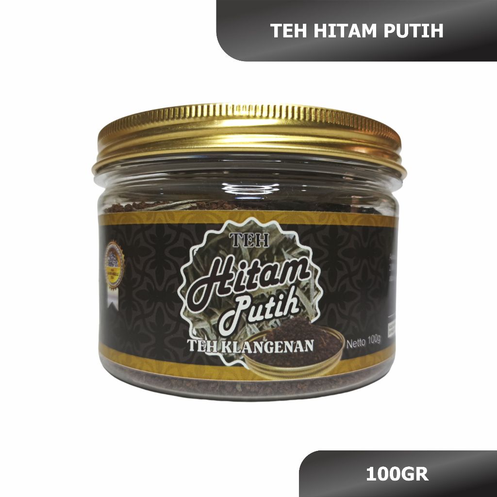 

TEH HITAM PUTIH - TEH BERKHASIAT - 100GR ORIGINAL I TEH HITAM SULTAN I TEH HITAM KESEHATAN