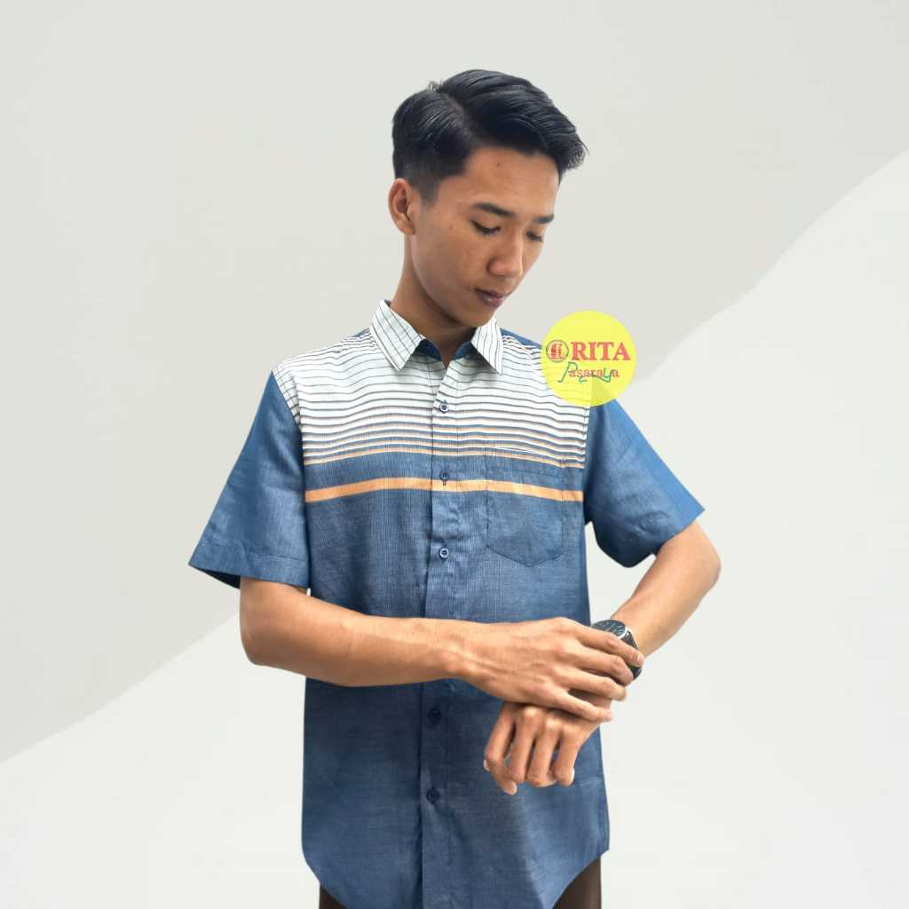 Gianni Visentin Kemeja Lengan Pendek