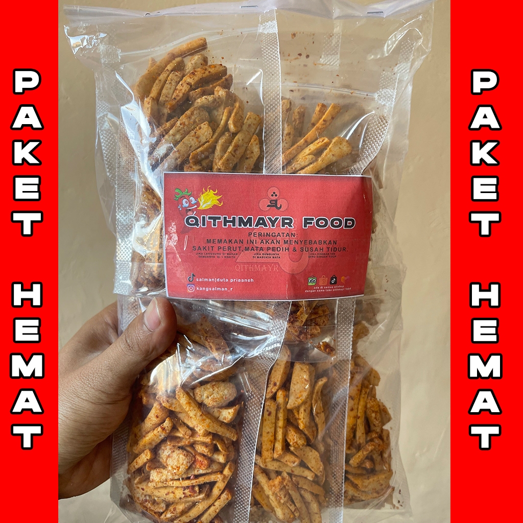 

PAKET HEMAT cemilan basreng / basreng kering 50 gram / basreng murah meriah 1 pack 12pcs [BISA COD]