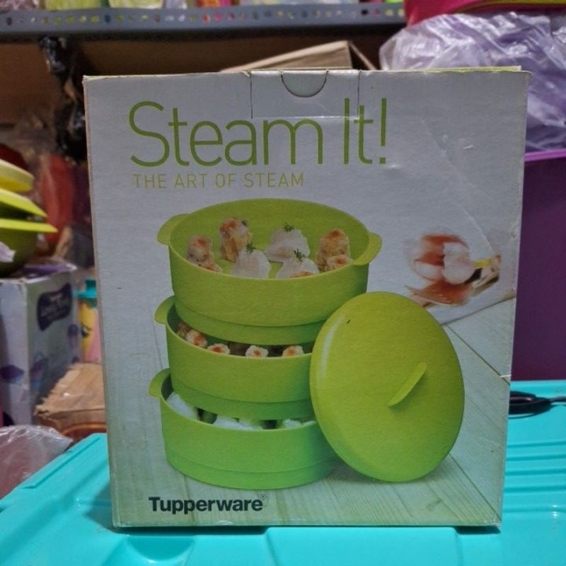 steam it tupperware hijau new (No box)