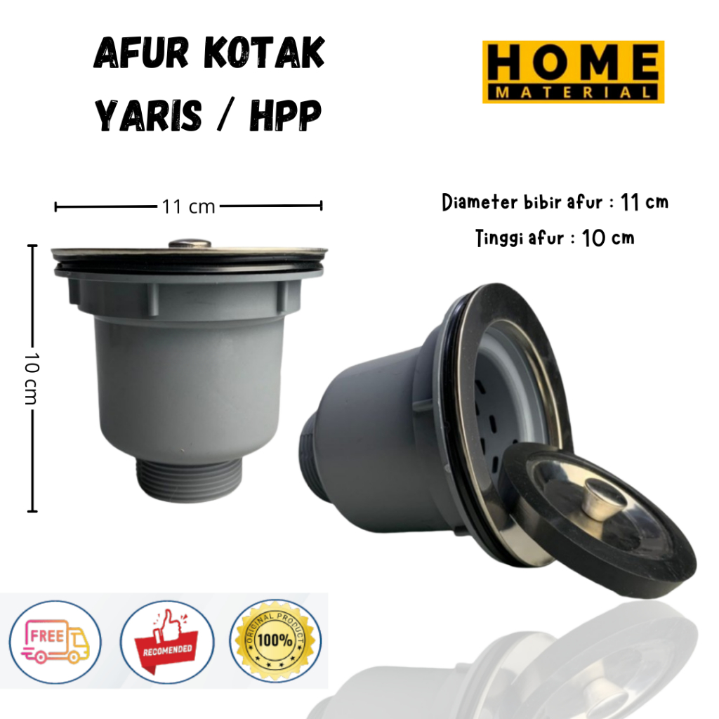 Afur Kotak pvc bak cuci piring Homematerial