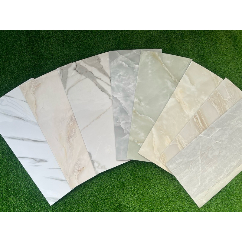 Wallpaper dinding vinyl marble 30 x 60 motif marmer granit