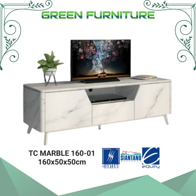 meja tv siantano TC MARBLE 160-01rak tv marble buffet tv