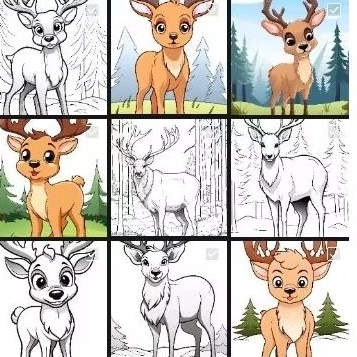 

50 Lembar Mewarnai Anak Seri Hewan Mix