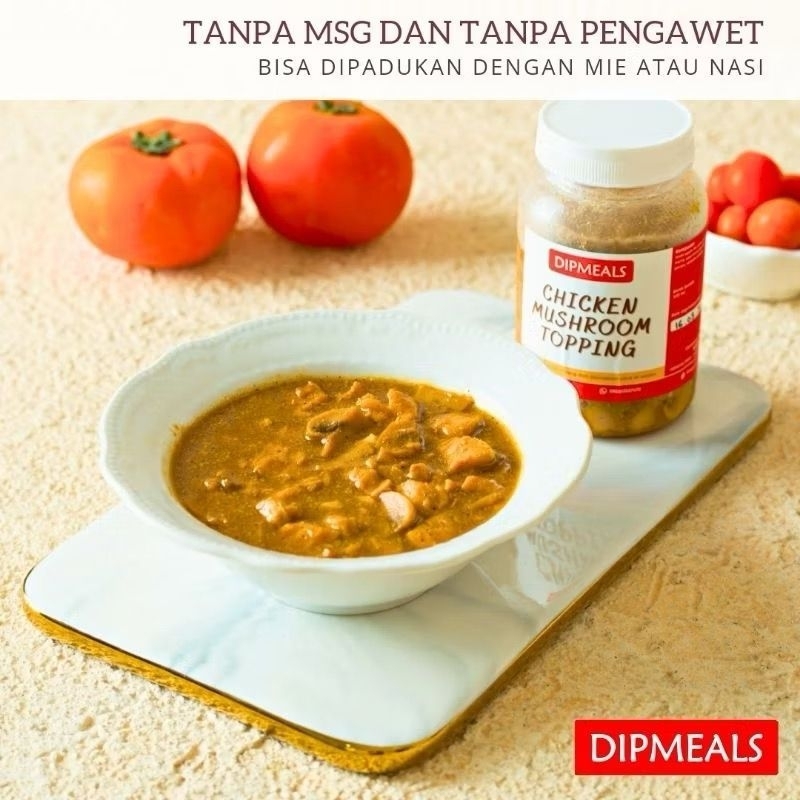 

Chicken Mushroom Topping 300 gr - Dipmeals