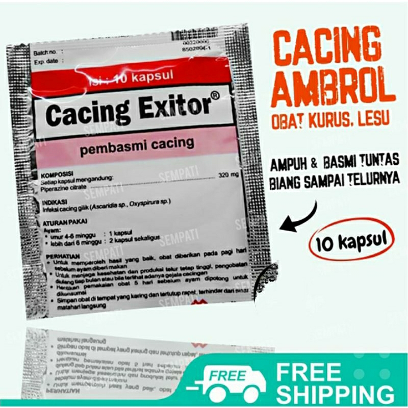 Cacing Exitor Pembrantas Cacing Pada Hewan Ternak
