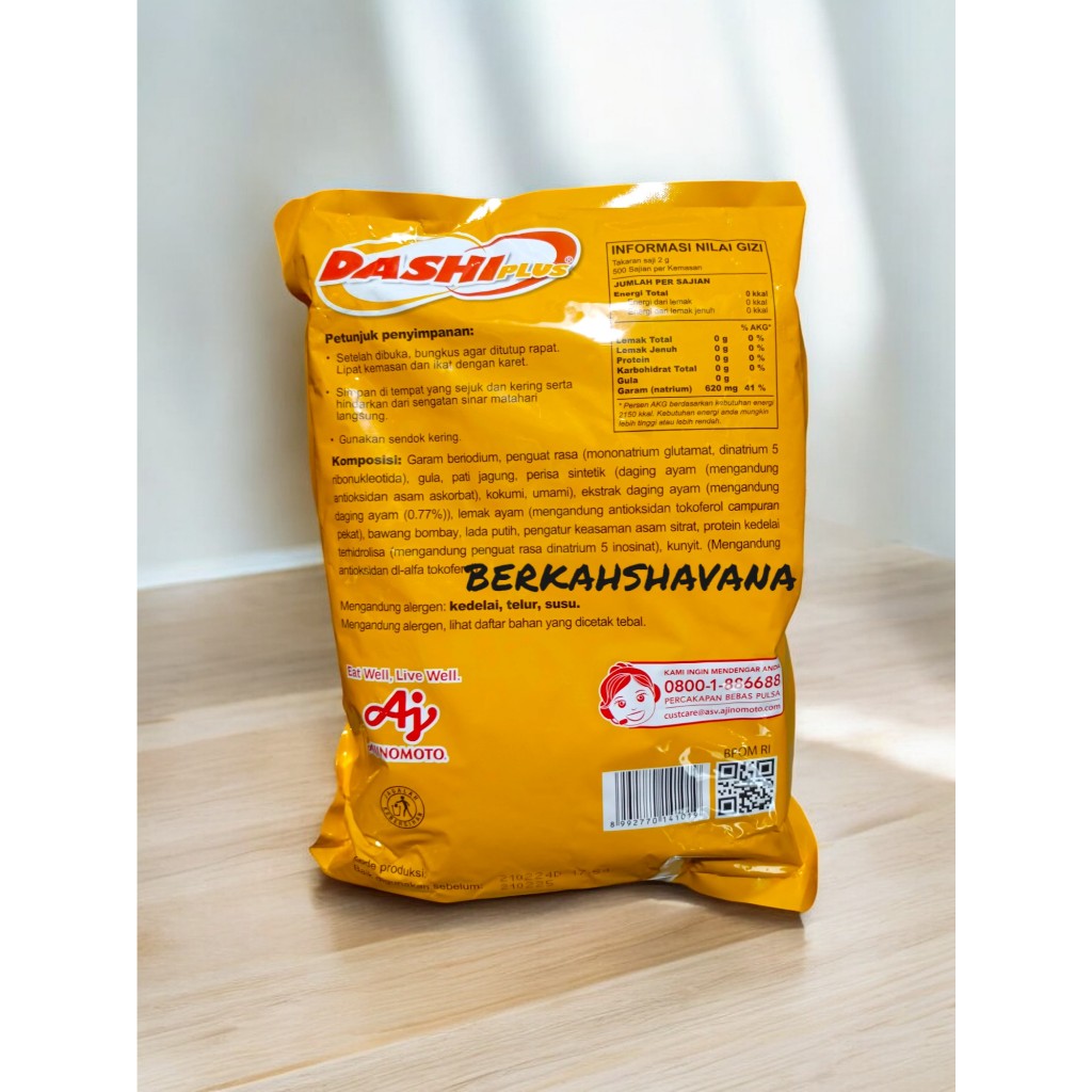 

BUMBU DASHI PLUS 1KG/1000GR