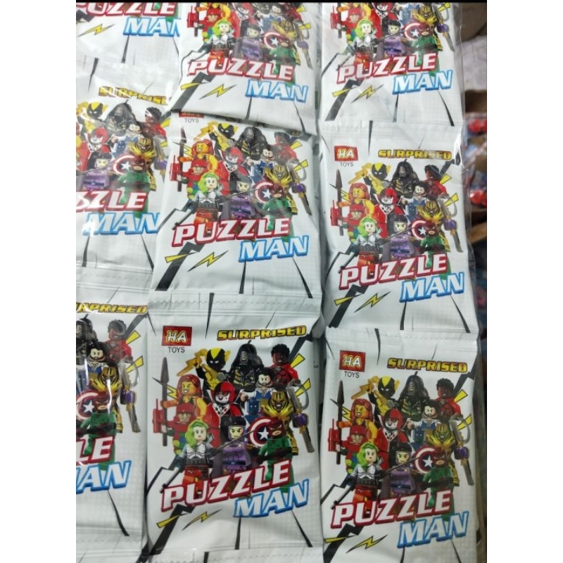 Lego Puzzle Man Lego Building Block Karakter Spider Lego Viral Lego Surprise
