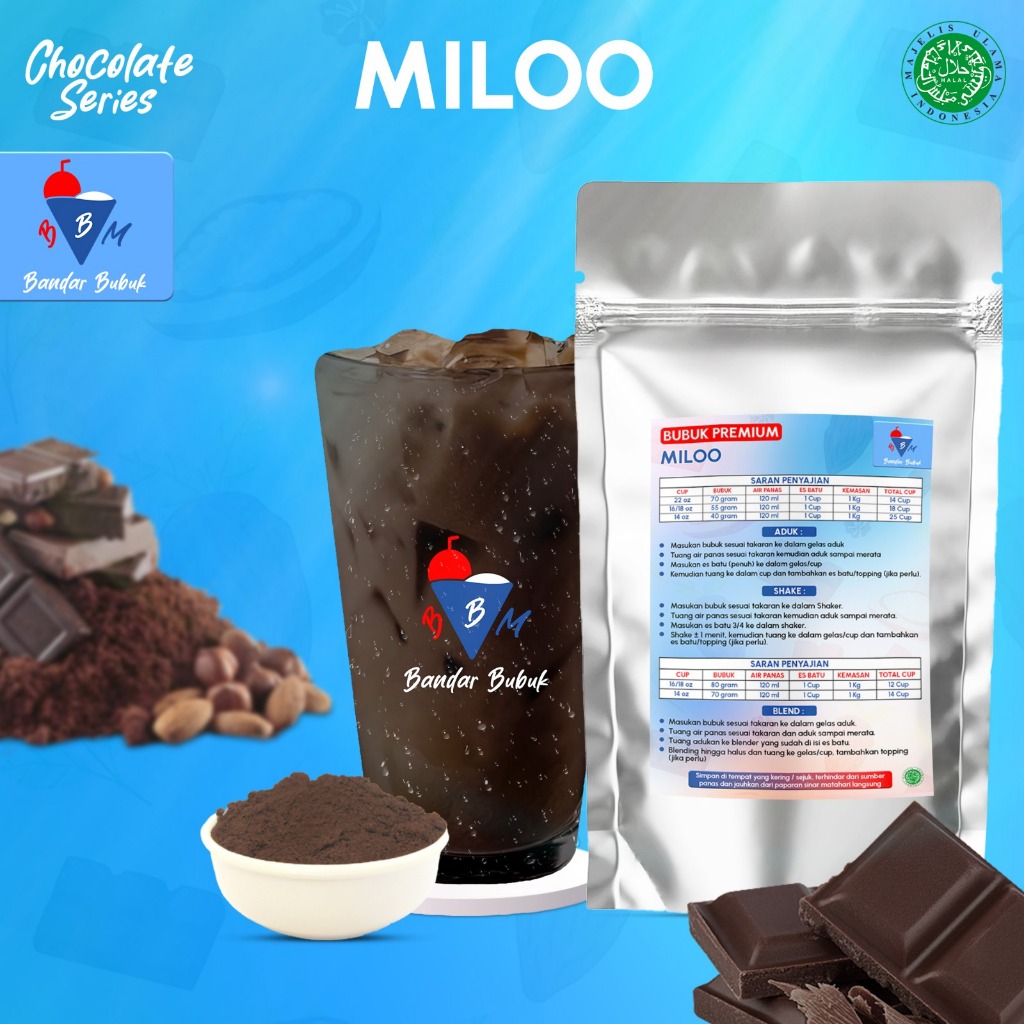 

COKLAT MILO 1KG BANDAR BUBUK MINUMAN PREMIUM READY BANYAK VARIAN RASA