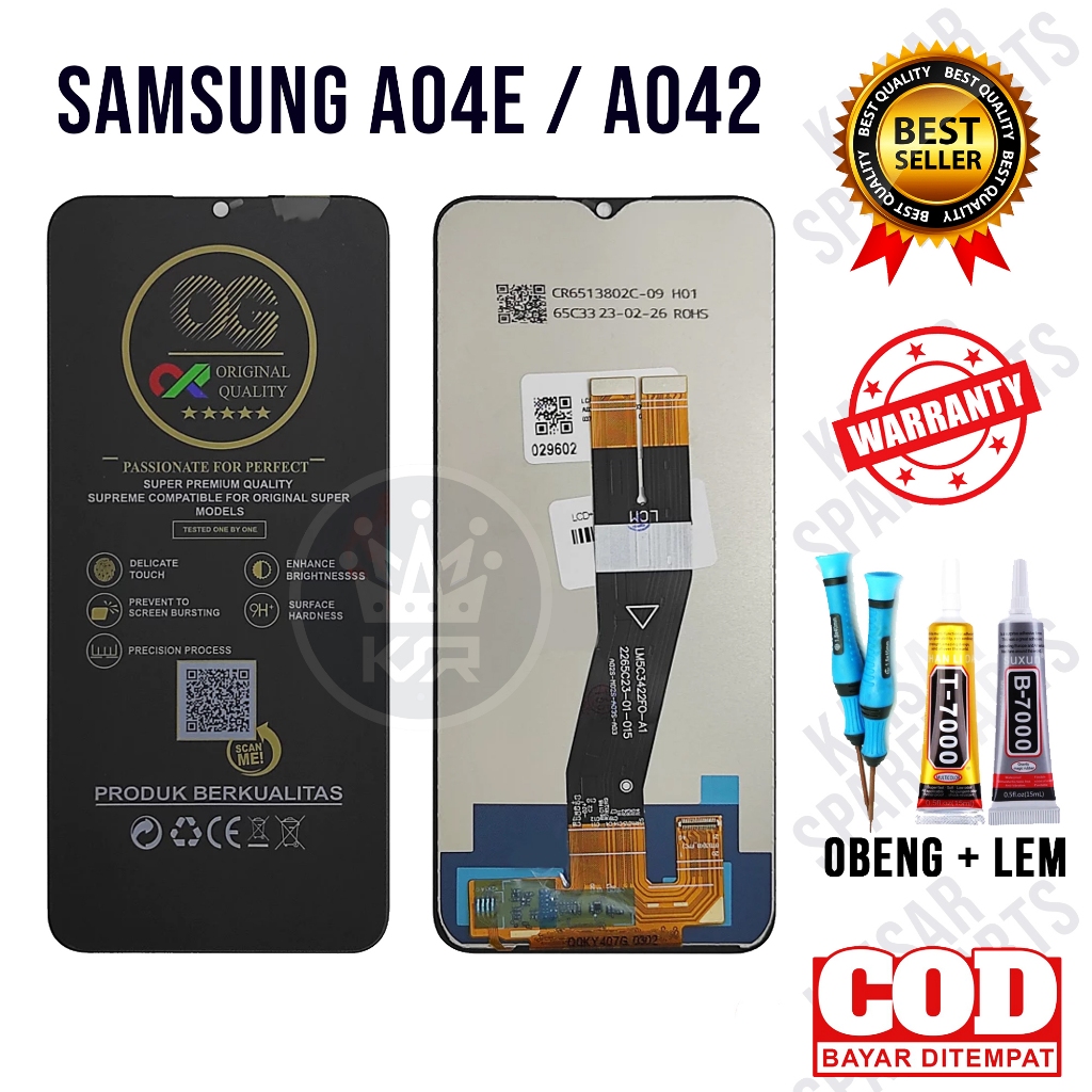 Lcd Touchscreen Samsung A04E / A042 Original Lcd Samsung A04E / A042 Fullset OEM Quality