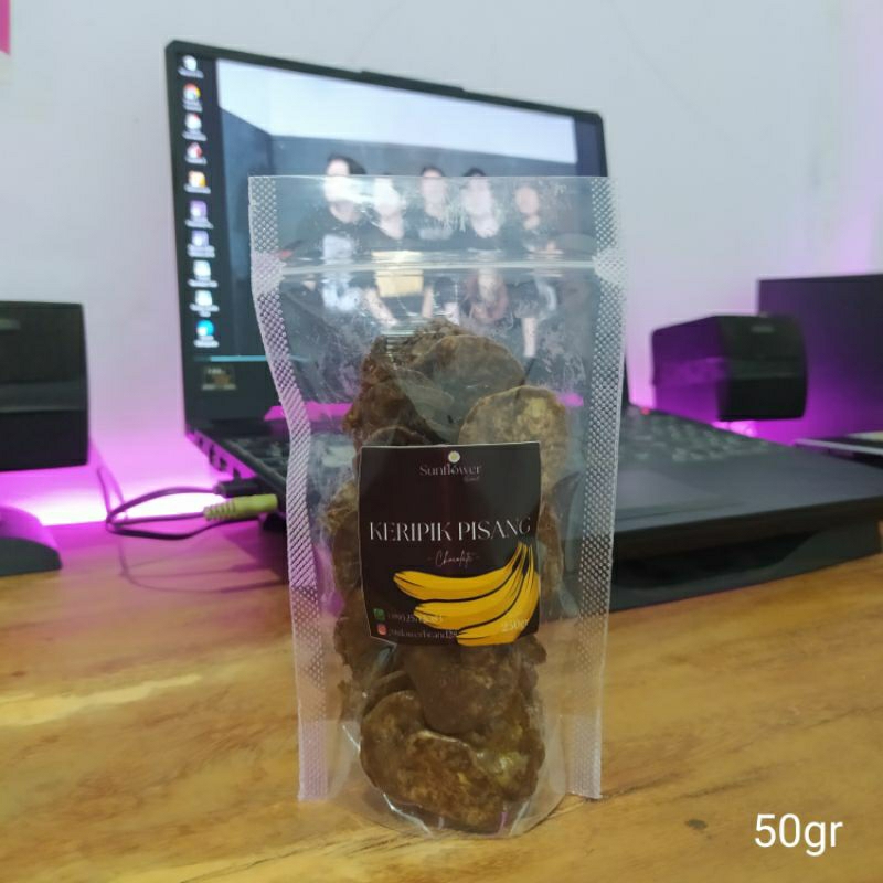 

KERIPIK PISANG LUMER (COKELAT) 50GR