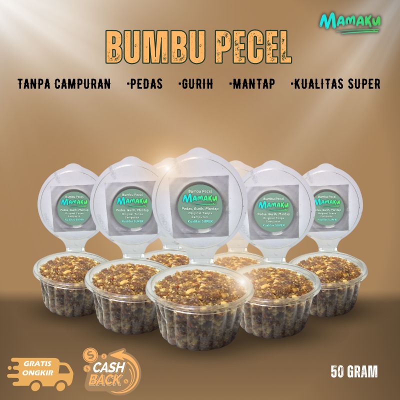 

[COD]Bumbu Pecel 50gram Spesial Original Tanpa Pengawet/Campuran