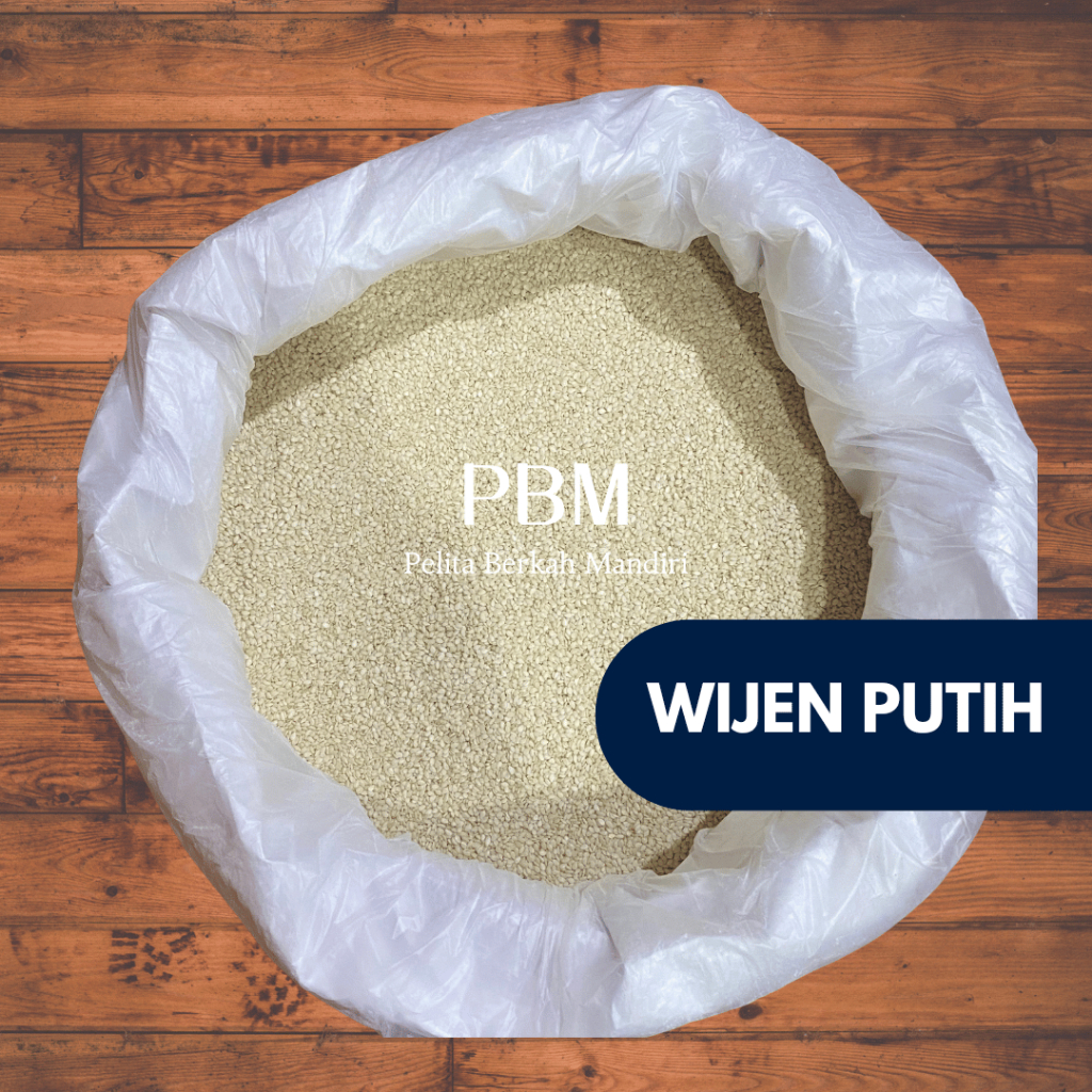 

Biji Wijen Putih Mentah Super 1kg / Raw White Sesame Seed Super 1kg