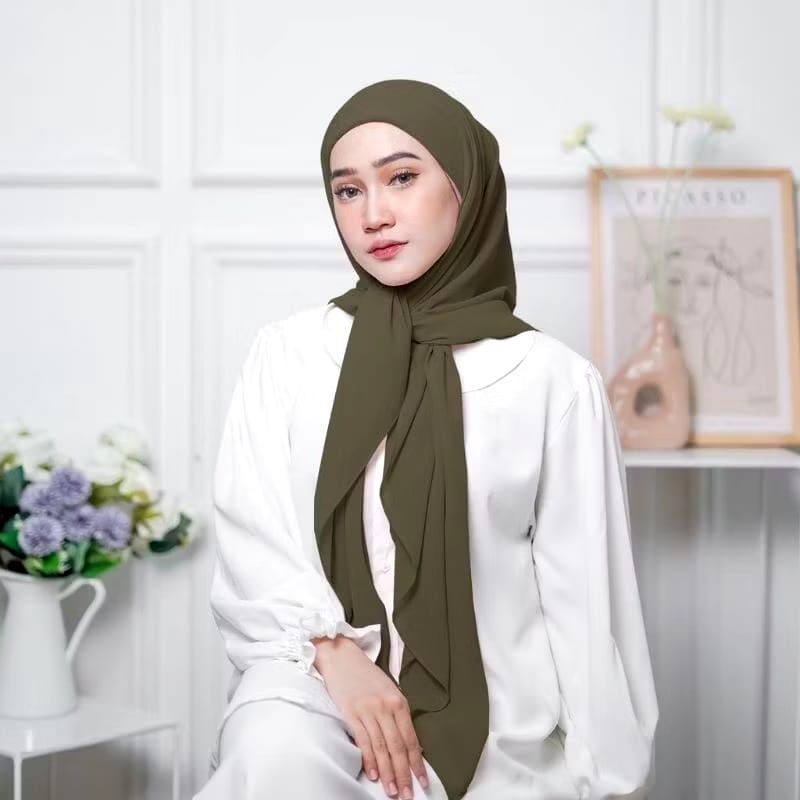 Hijab segi empat inner instant premium/jilbab segi empat terbaru