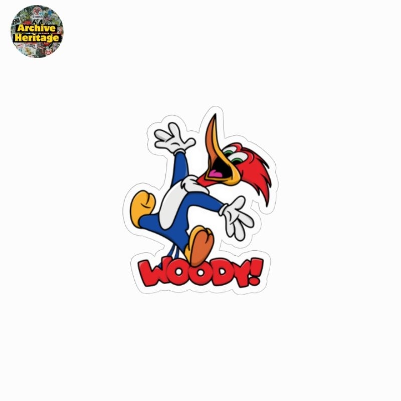 

sticker Woody Woodpacker anime logo kartun stiker