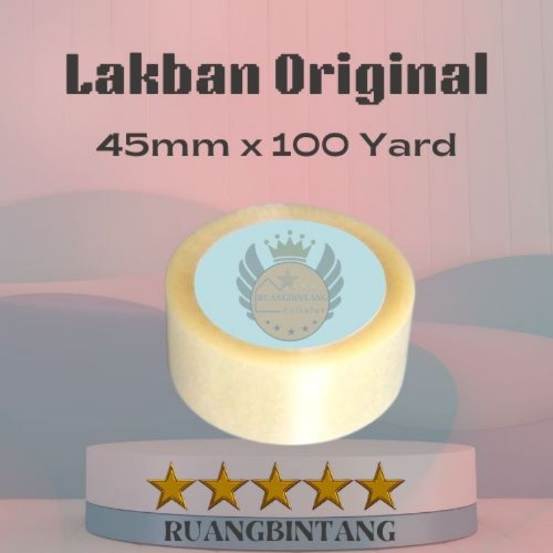 

Lakban Bening 45mm x 100 Yard Original